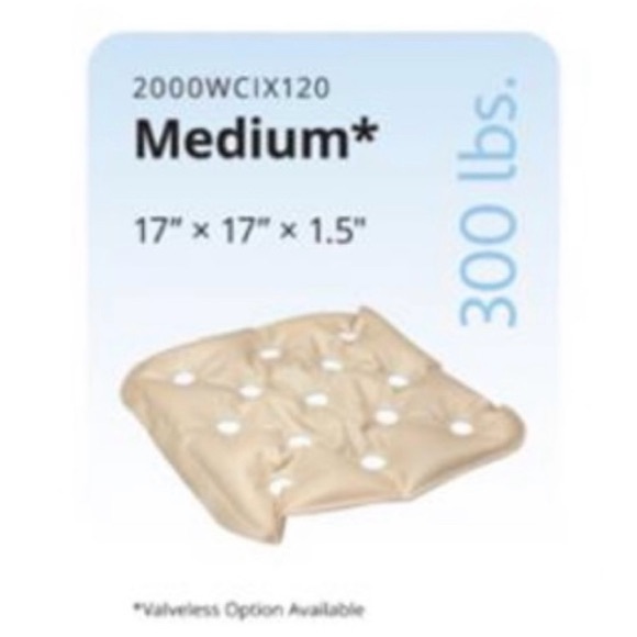 ♿️EHOB Seat Cushion Waffle® Inflatable 17"x17"x1.5"  Wheelchair - Picture 8 of 10